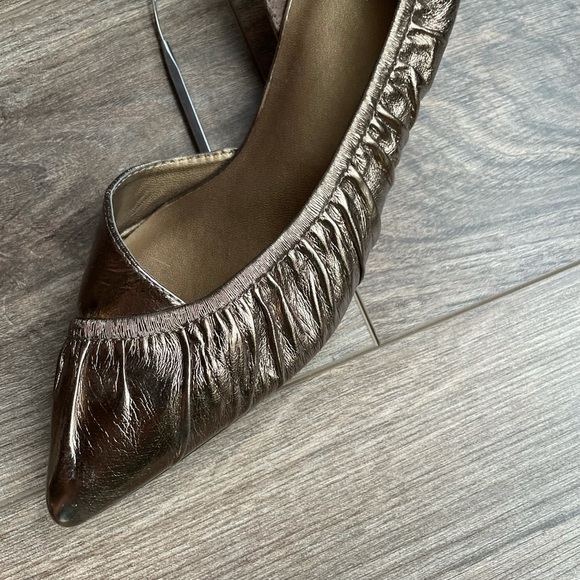 COPY - Spring Copper Ruched Kitten Heel | 38 - Picture 5 of 10